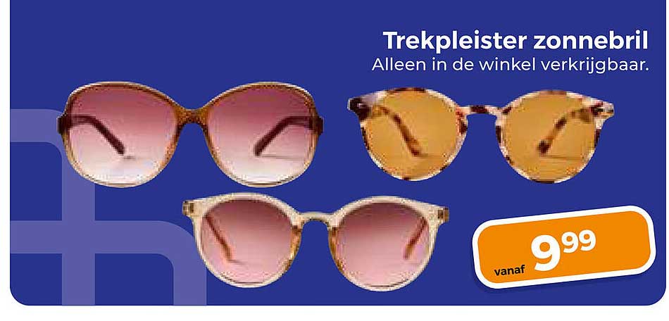 Trekpleister zonnebril