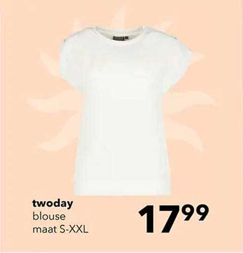 twoday blouse maat S-XXL
