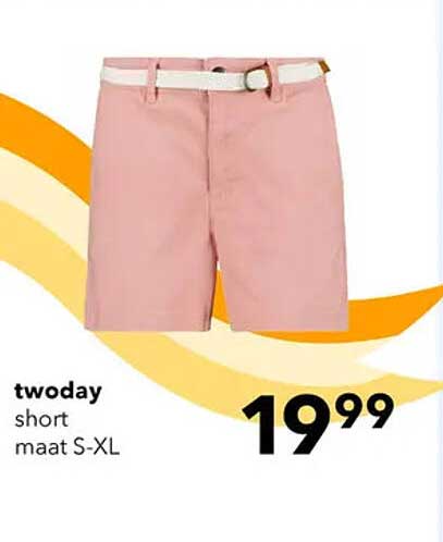 twoday short maat S-XL