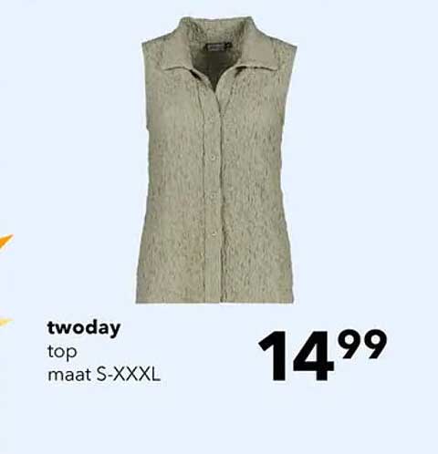 twoday top maat S-XXXL
