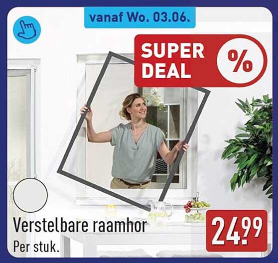 Verstelbare raamhor