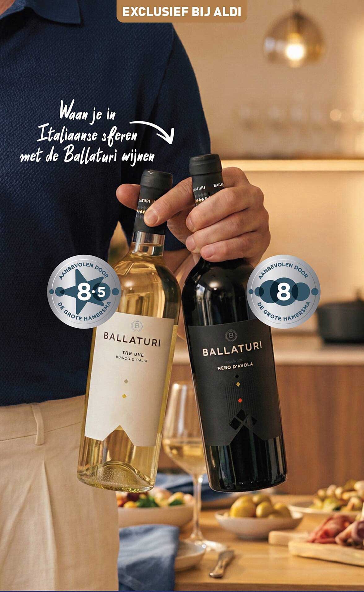Waan je in Italiaanse sferen met de Ballaturi wijnen