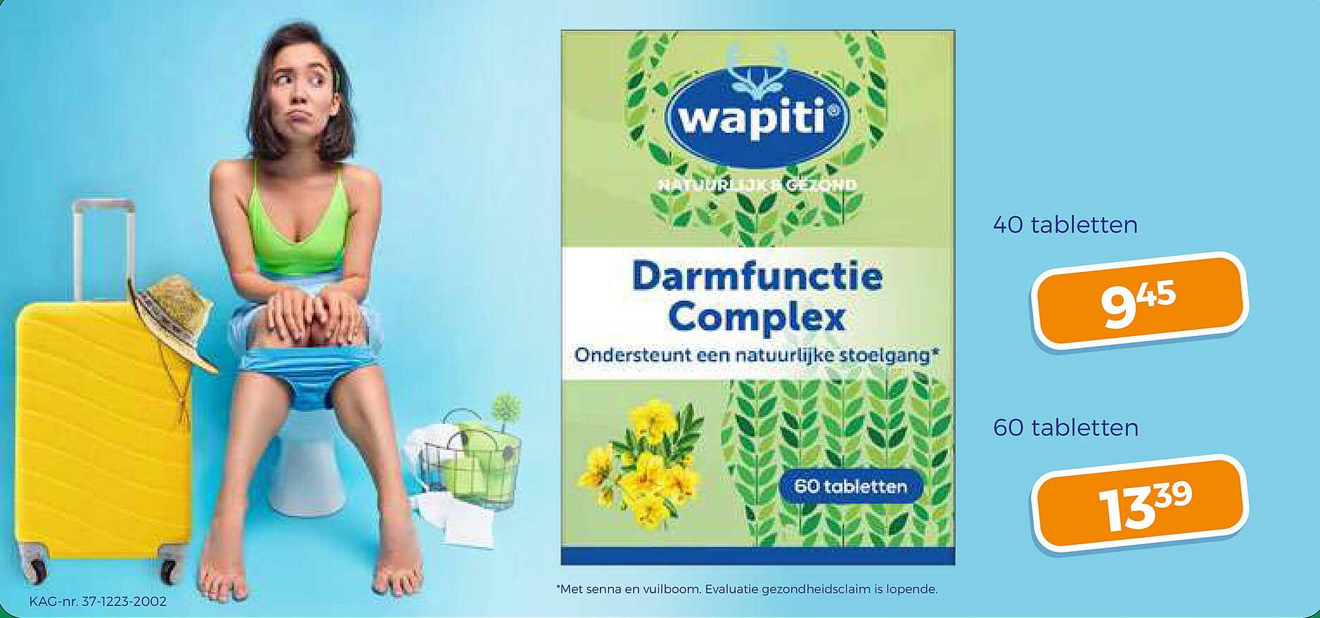 Wapiti Darmfunctie Complex 40 tabletten