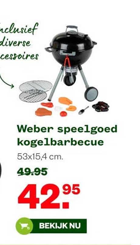 Weber speelgoed kogelbarbecue