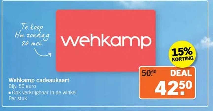 Wehkamp cadeaukaart
