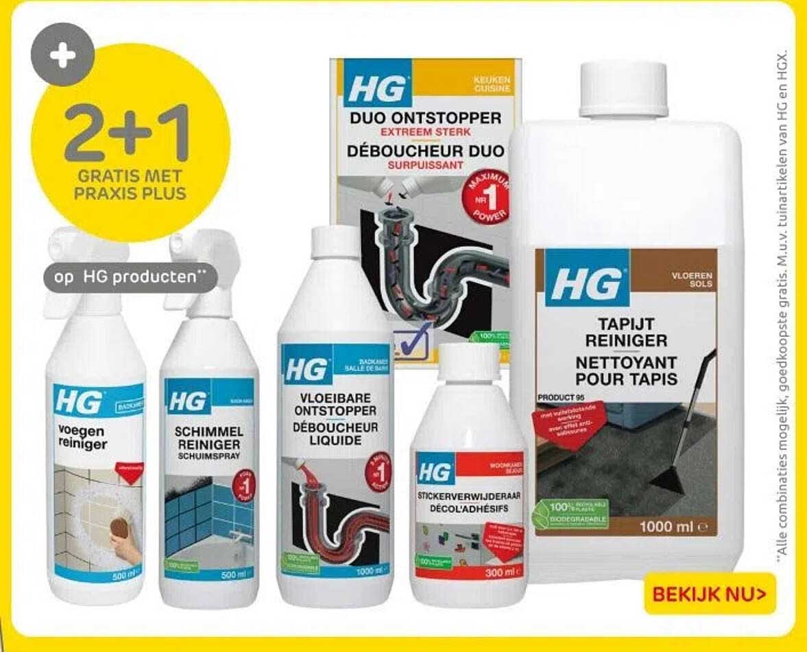 2+1 GRATIS MET PRAKIS PLUS