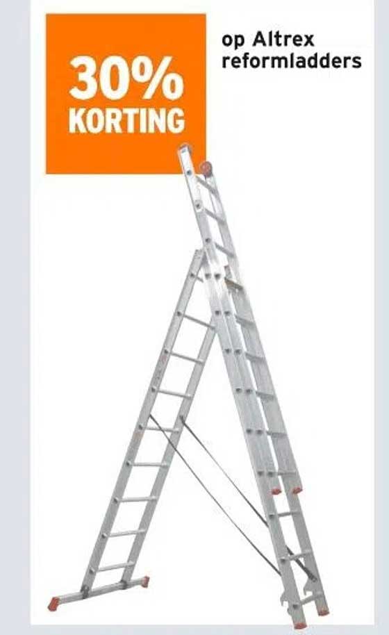 30% KORTING op Altrex reformladders