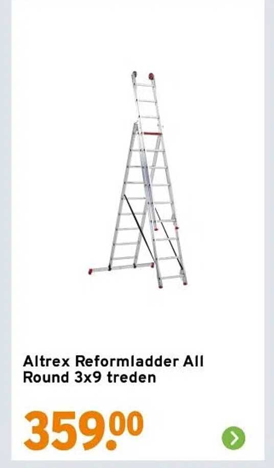 Altrex Reformladder All Round 3x9 treden