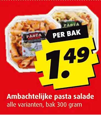 Ambachtelijke pasta salade