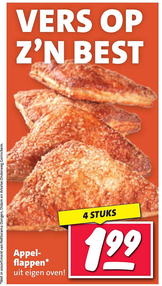 Appel-flappen* uit eigen oven!