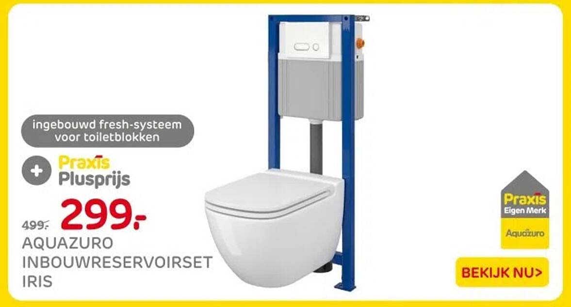 AQUAZURO INBOUWRESERVOIRSET IRIS