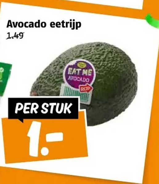 Avocado eetrijp