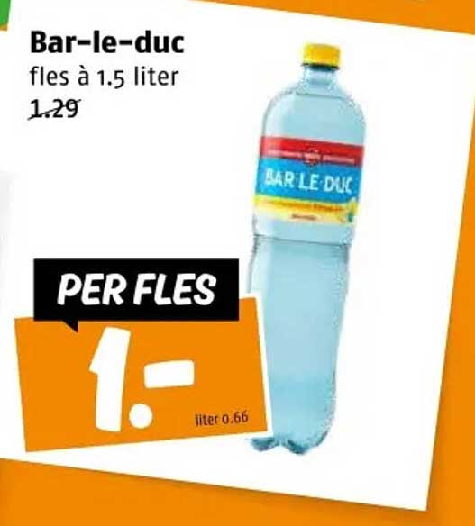 Bar-le-duc fles à 1.5 liter