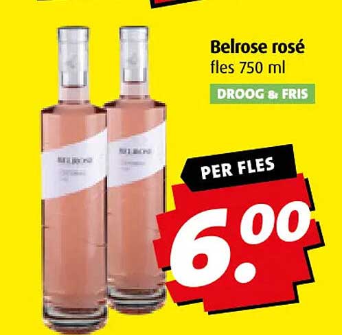 Belrose rosé fles 750 ml