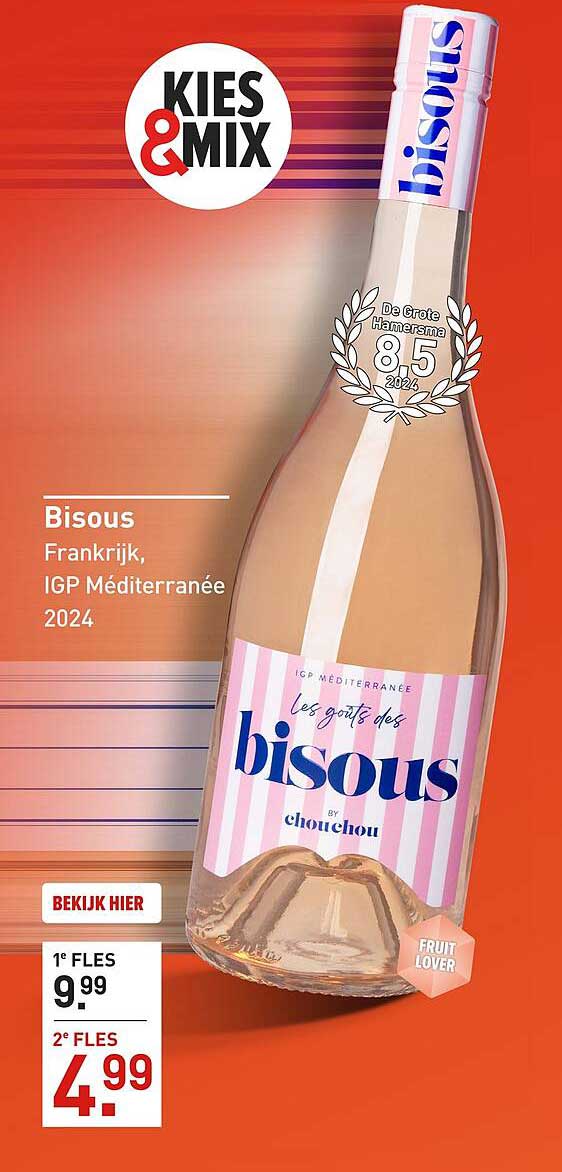 Bisous Frankrijk, IGP Méditerranée 2024