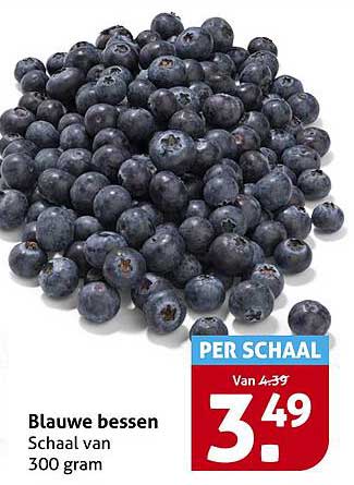 Blauwe bessen Schaal van 300 gram