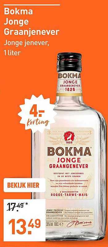 Bokma Jonge Graanjenever