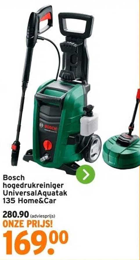 Bosch hogedrukreiniger UniversalAquatak 135 Home&Car