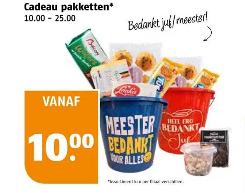 Cadeau pakketten*