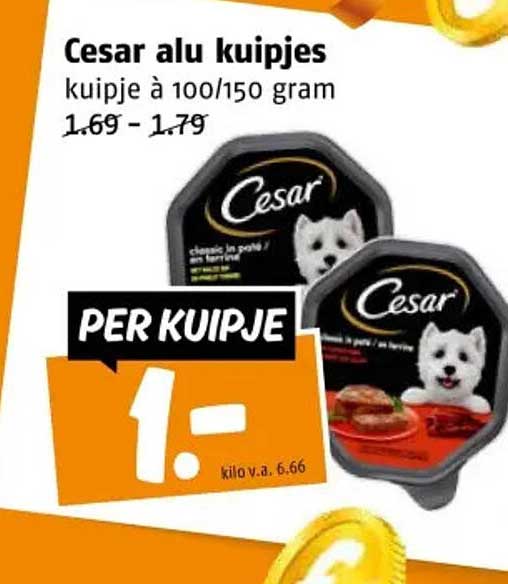 Cesar alu kuipjes
