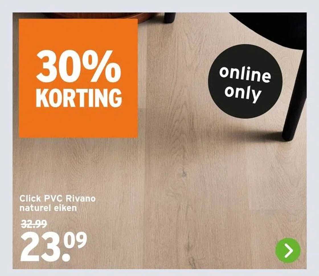 Click PVC Rivano naturel eiken