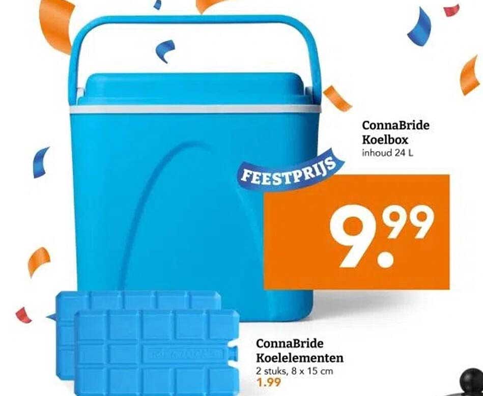 Connabride Koelbox 24 L met Koelelementen