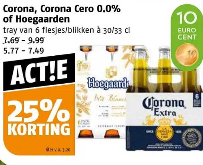 Corona, Corona Cero 0.0% of Hoegaarden