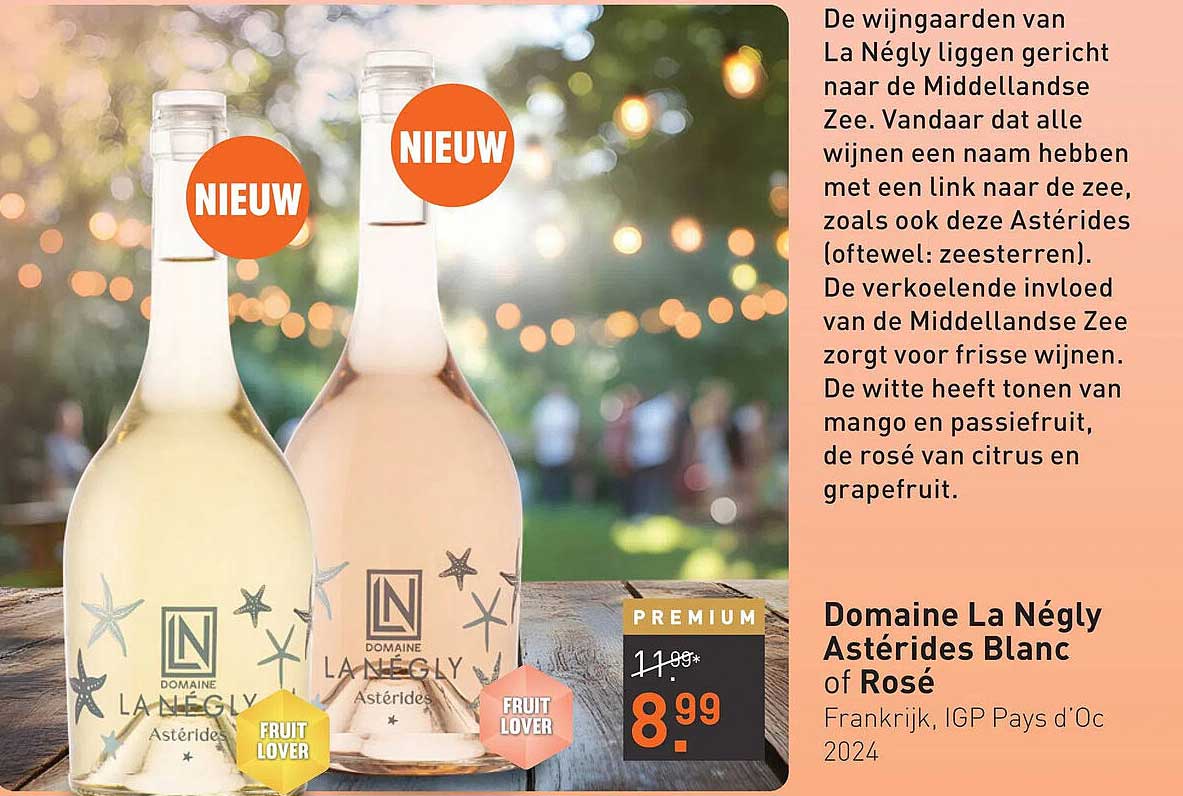 Domaine La Négly Astérides Blanc of Rosé