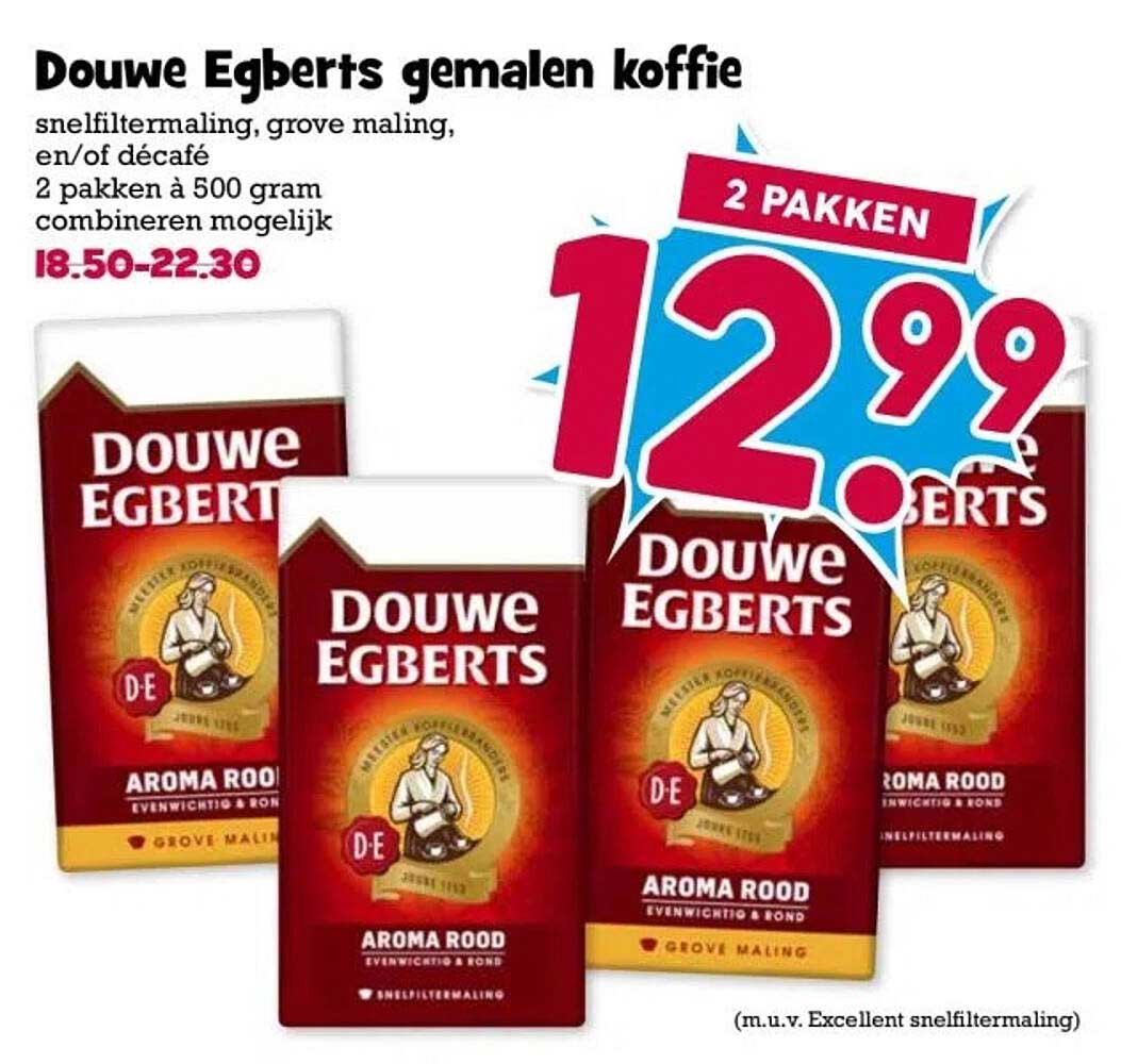 Douwe Egberts gemalen koffie