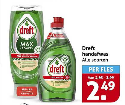 Dreft handafwas Alle soorten