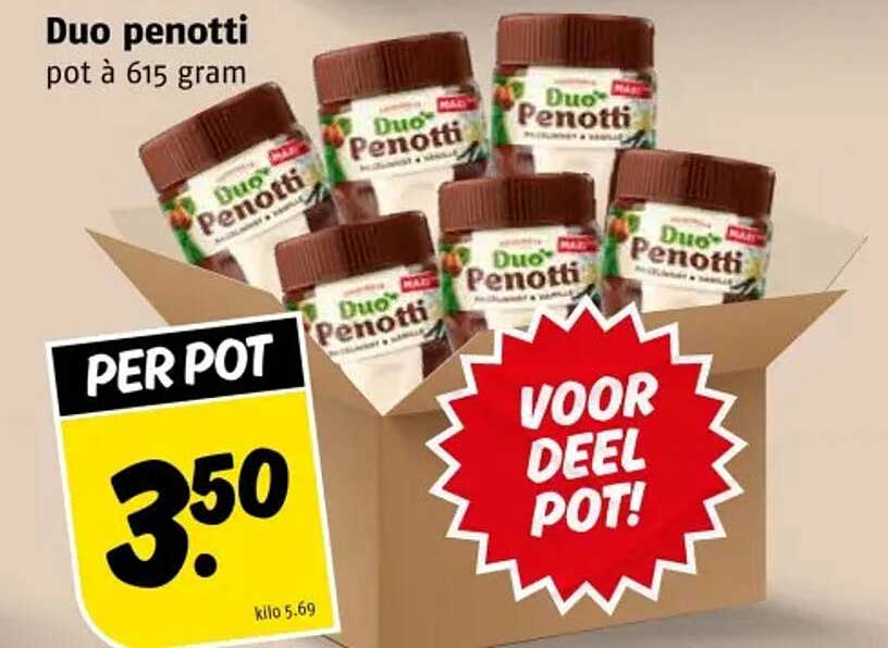 Duo penotti pot à 615 gram