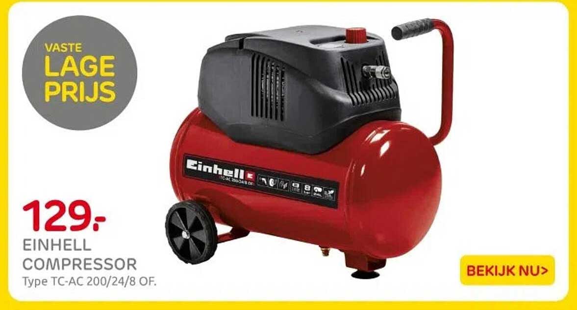 EINHELL COMPRESSOR Type TC-AC 200/24/8 OF.