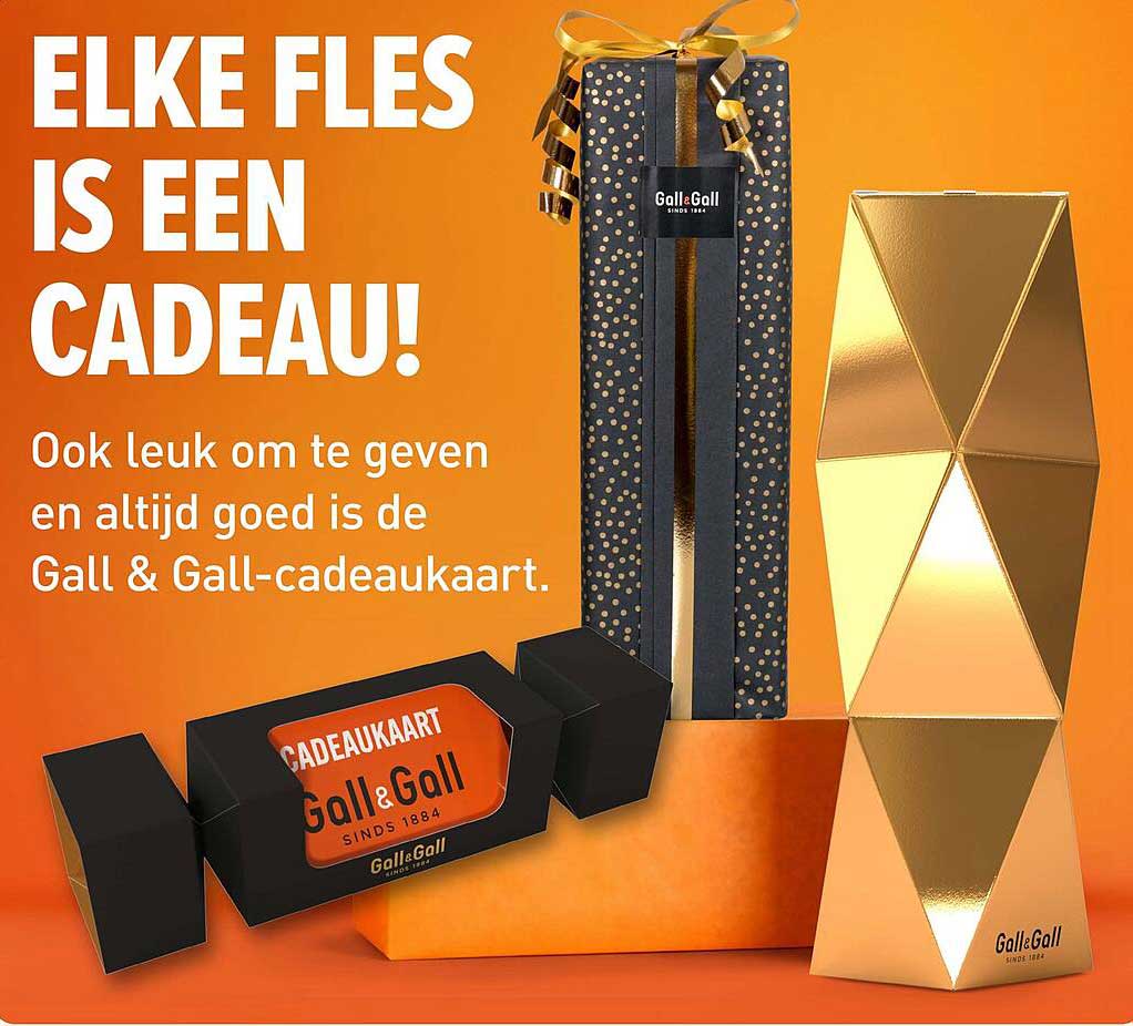 Elke fles is een cadeau!