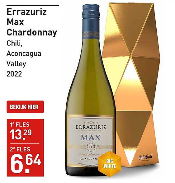 Errazuriz Max Chardonnay, Chili, Aconcagua Valley 2022