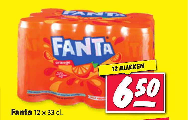 Fanta 12 x 33 cl.