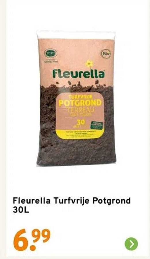 Fleurella Turfvrije Potgrond 30L