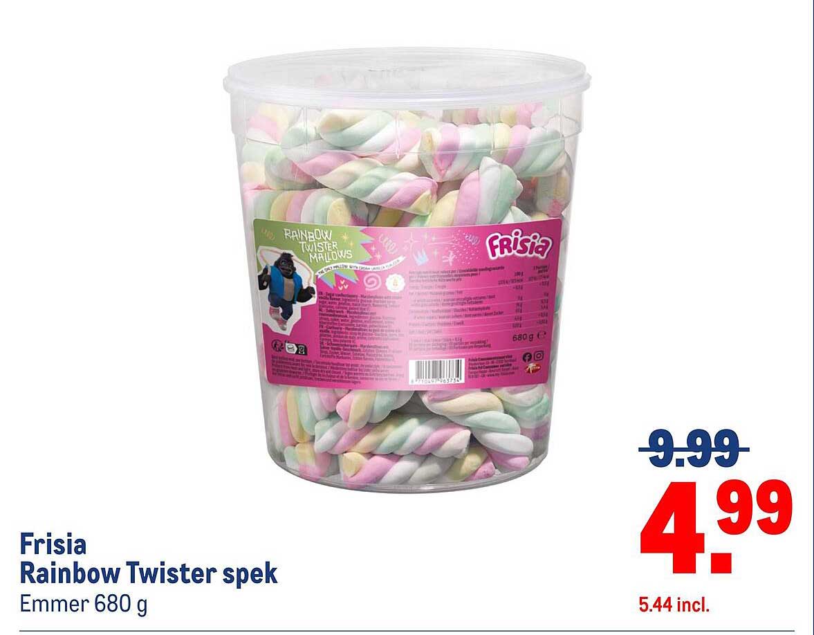 Frisia Rainbow Twister spek Emmer 680 g