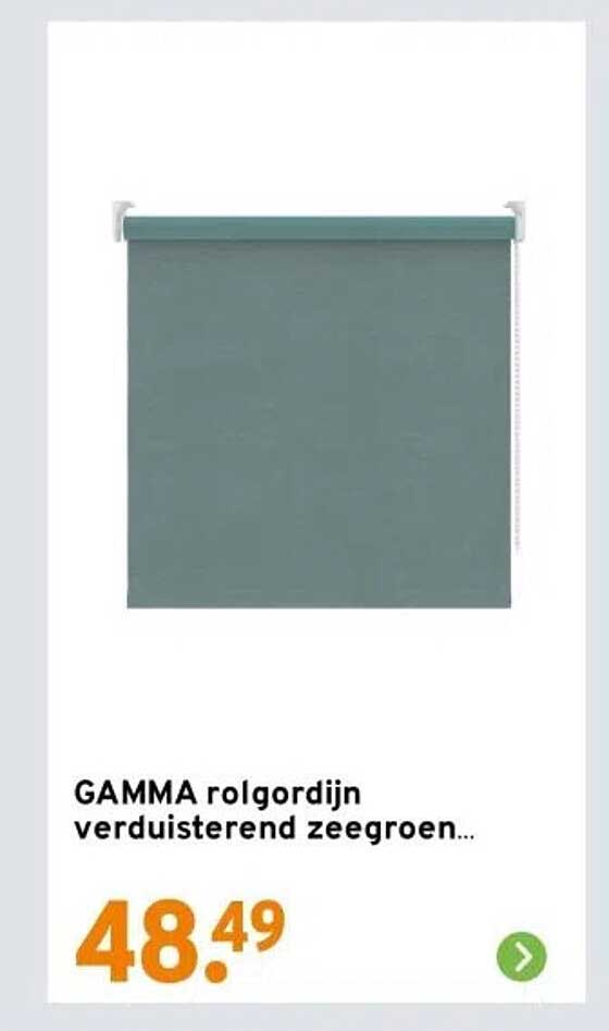 GAMMA rolgordijn verduISTEREND zeegroen