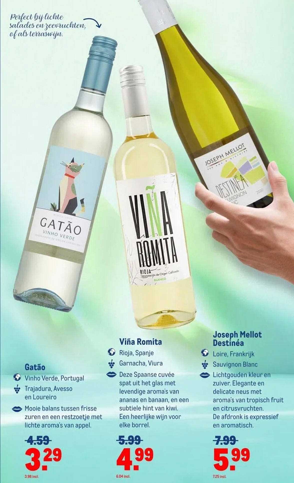 Gatao Vinho Verde, Viña Romita en Joseph Mellot Destinèe