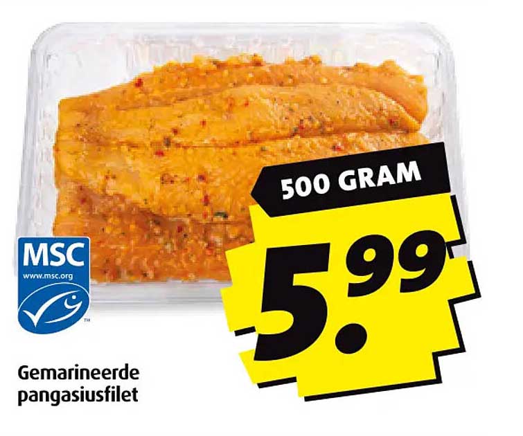 Gemarineerde pangasiusfilet