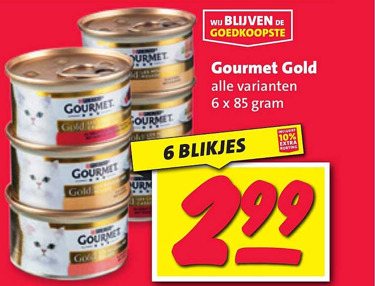 Gourmet Gold alle varianten 6 x 85 gram