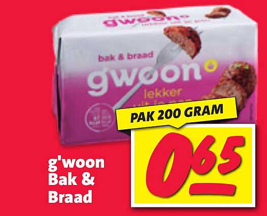 g'woon Bak & Braad 200 gram