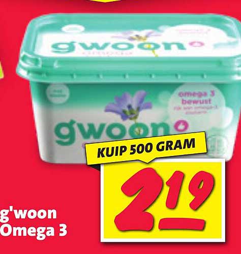 g'woon Omega 3 Kuip 500 gram