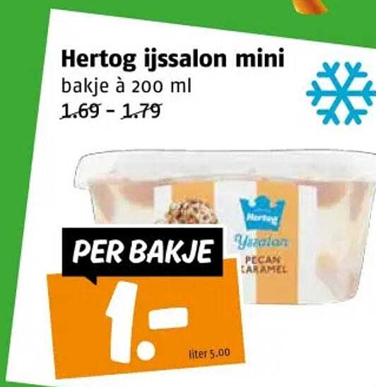 Hertog ijssalon mini bakje à 200 ml