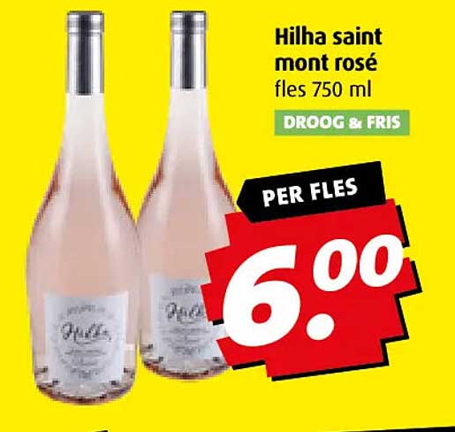 Hilha saint mont rosé fles 750 ml
