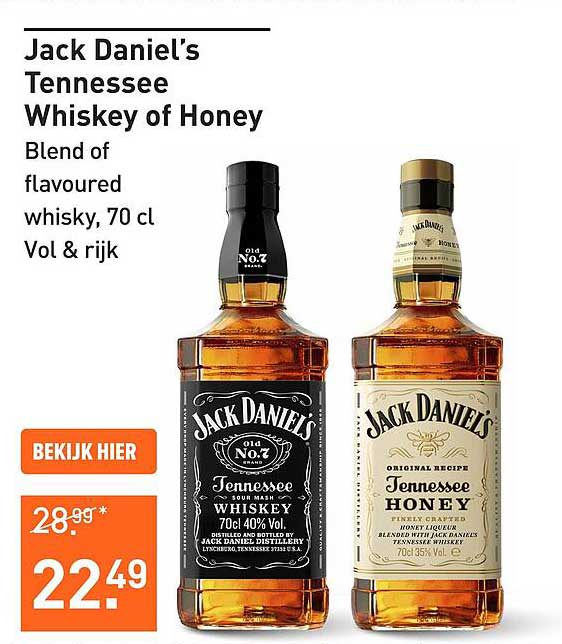 Jack Daniel's Tennessee Whiskey of Honey
