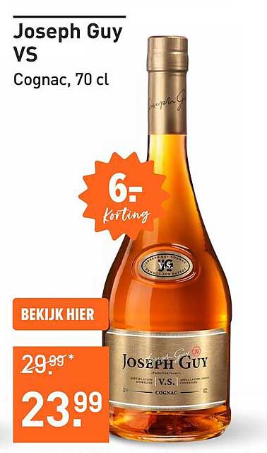 Joseph Guy VS Cognac, 70 cl