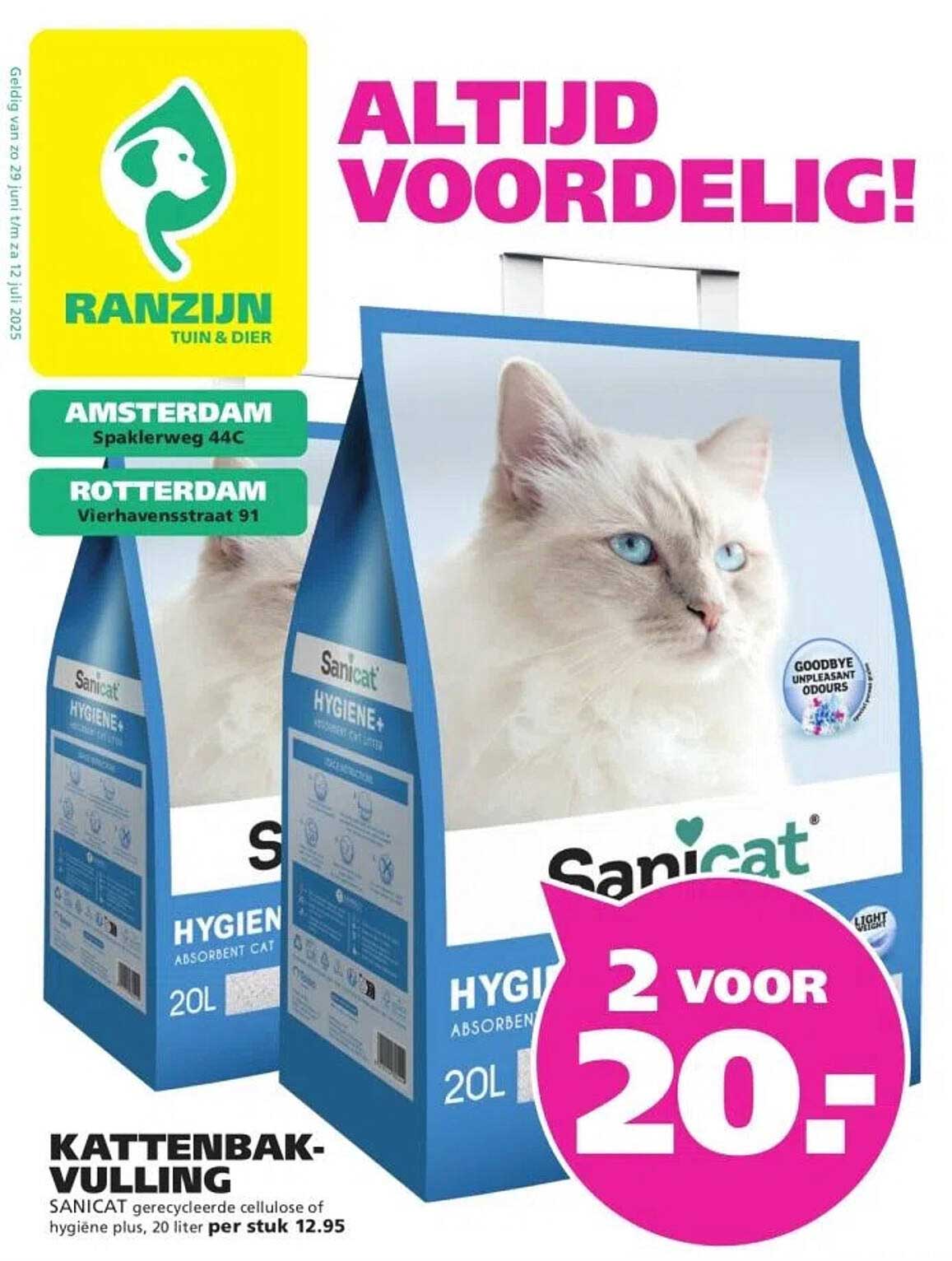 KATTENBAK-VULLING