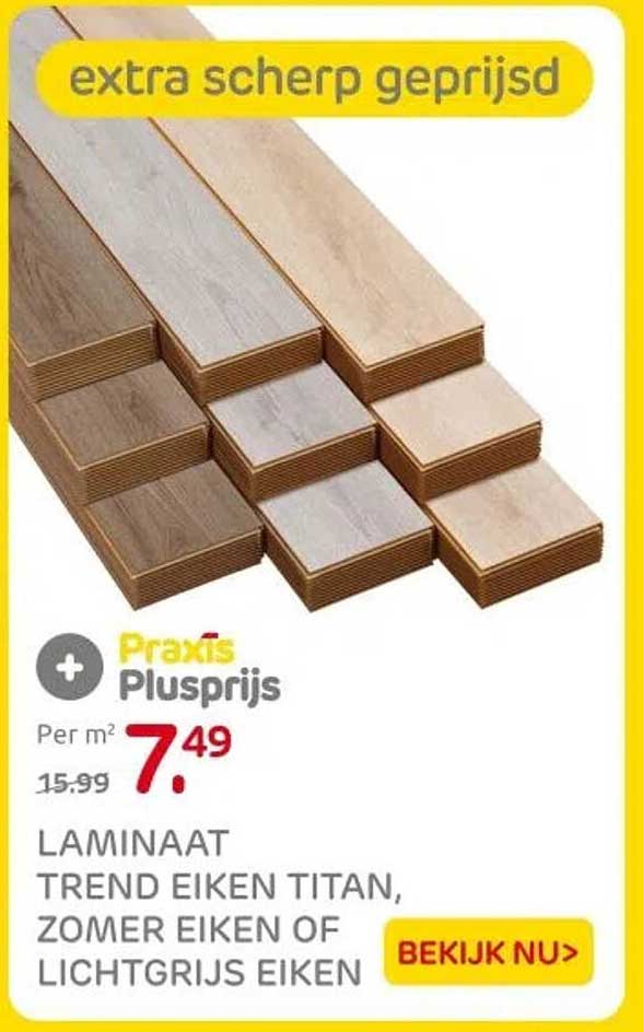 LAMINAAT TREND EIKEN TITAN, ZOMER EIKEN OF LICHTGRIJS EIKEN