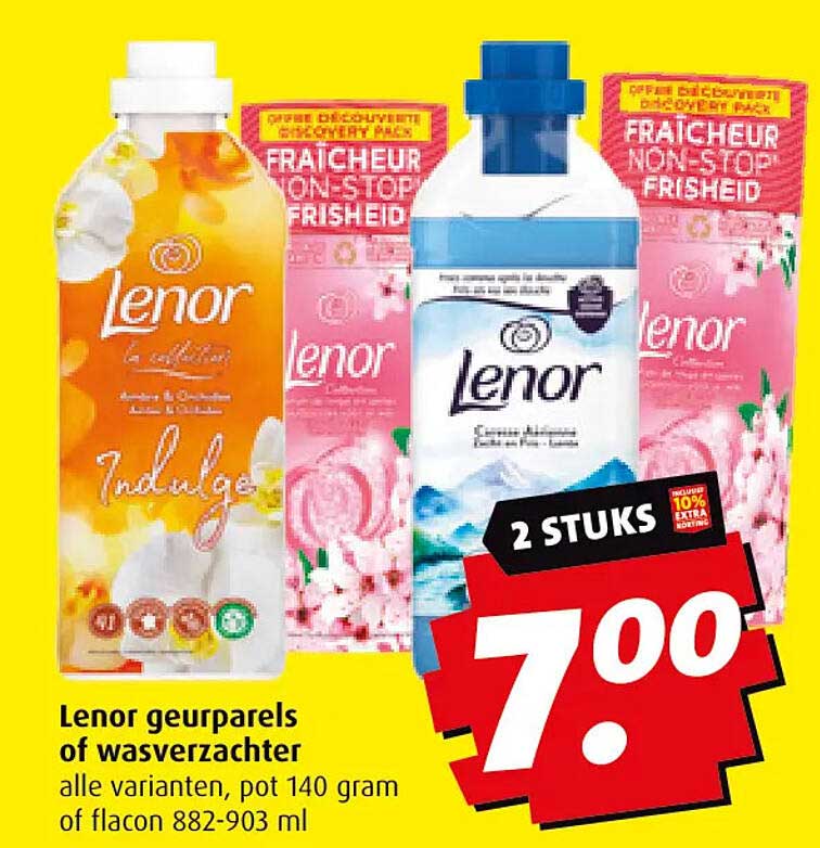 Lenor geurparels of wasverzachter